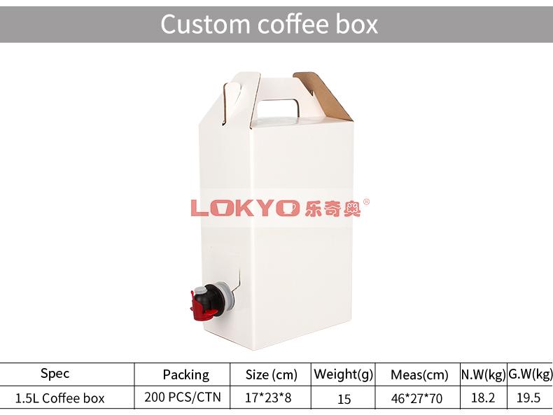 To go coffee carrieer box