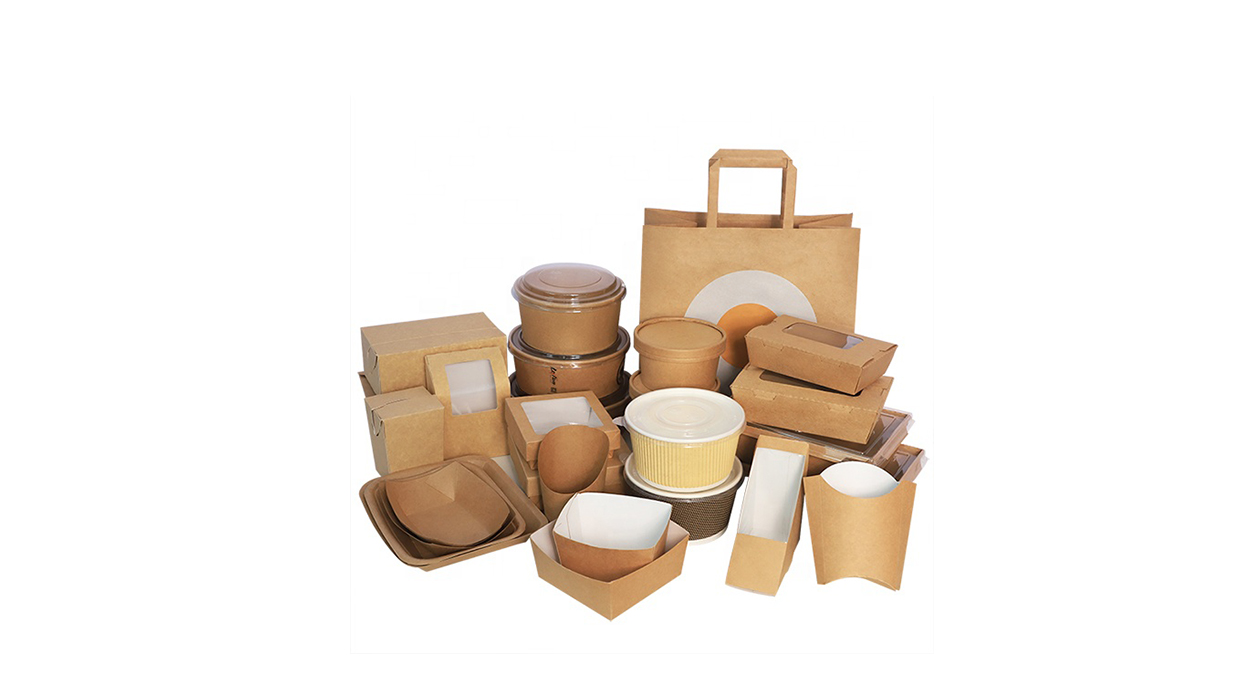 Fpacksolution One Stop Service——Contenitori per alimenti in carta kraft